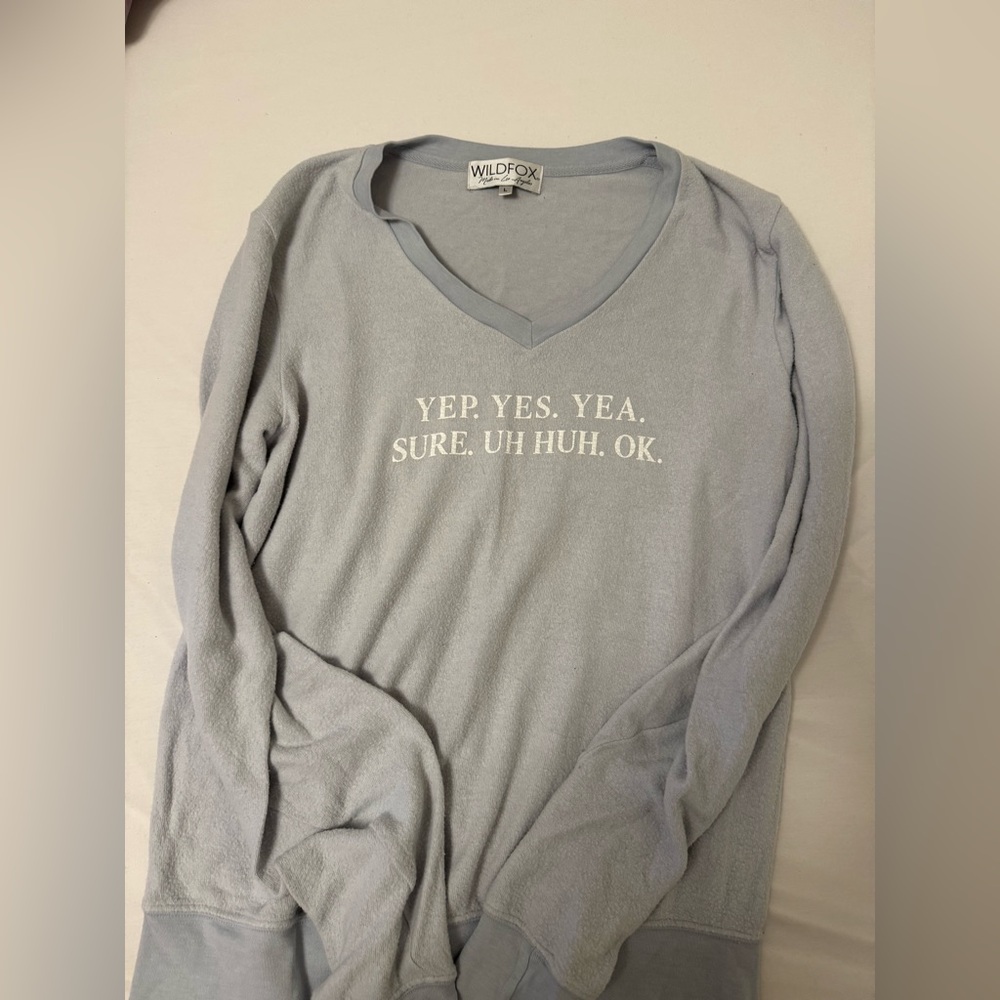 Wildfox baggy beach jumper